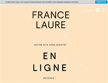 Tablet Screenshot of francelaure.com